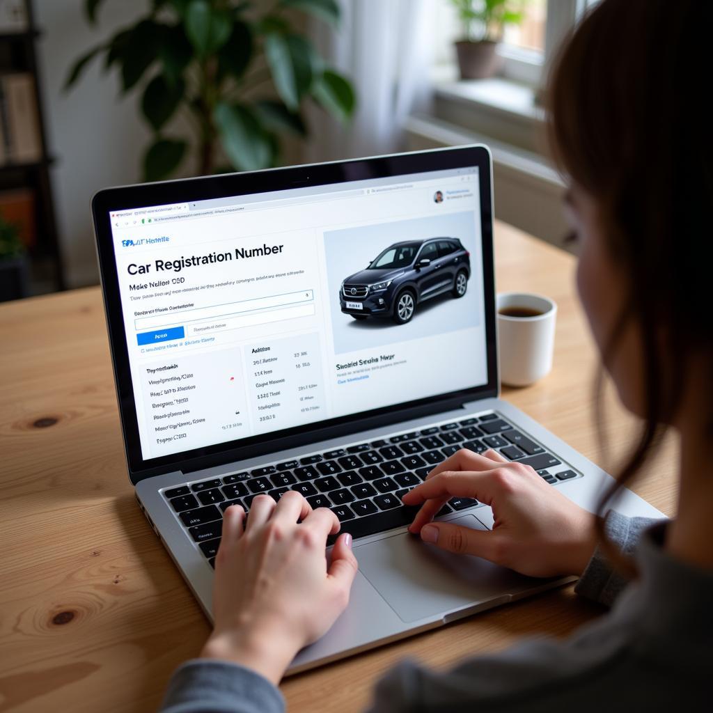 Checking Car Details Online via Registration Number