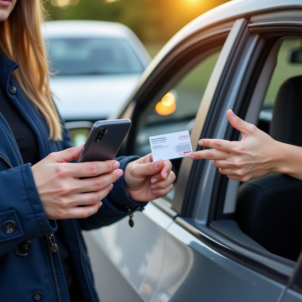 Checking Insurance Details After a Car Accident