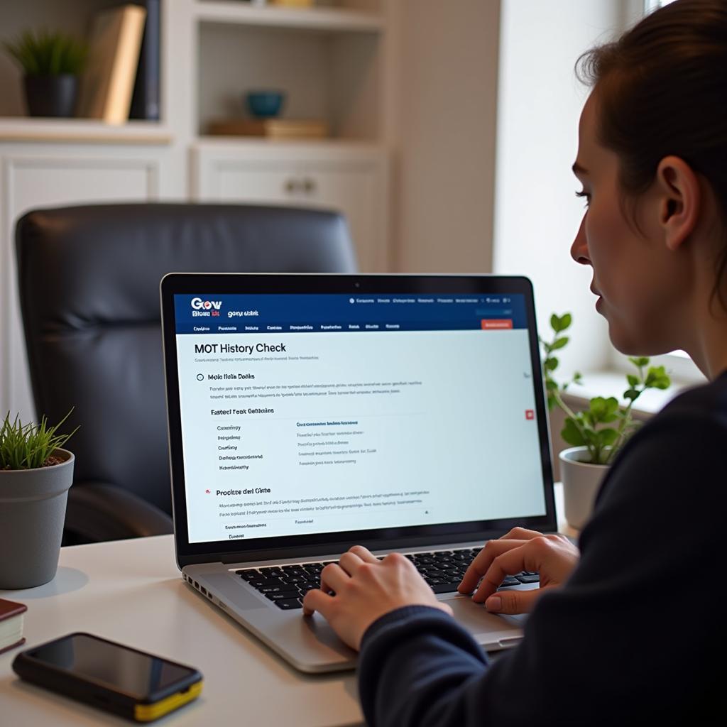 Checking MOT History Online