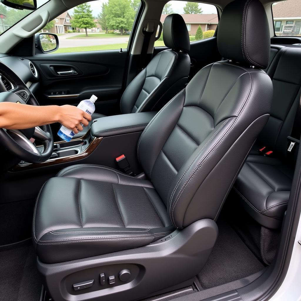 Chevrolet Interior Detailing Closeup