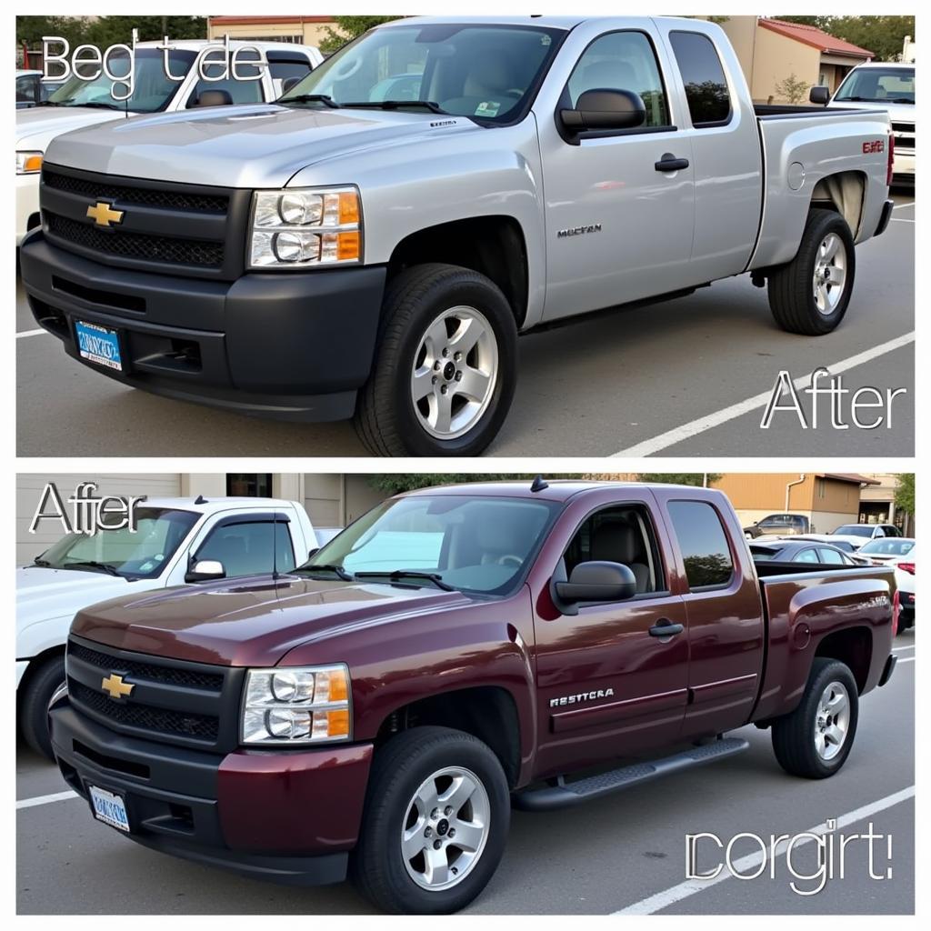 Chevy Car Paint Correction Process