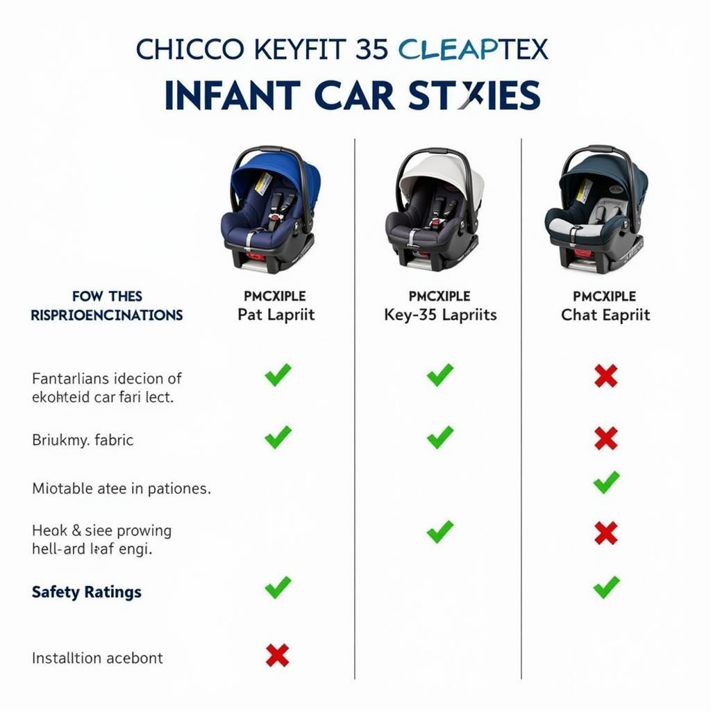 Comparing Chicco KeyFit 35 ClearTex with Other Car Seats