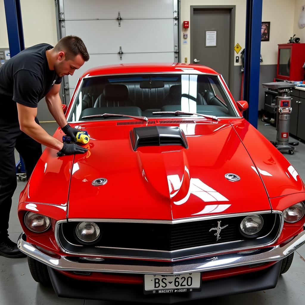 Classic Car Detailing Barrie: Detailing a Vintage Muscle Car