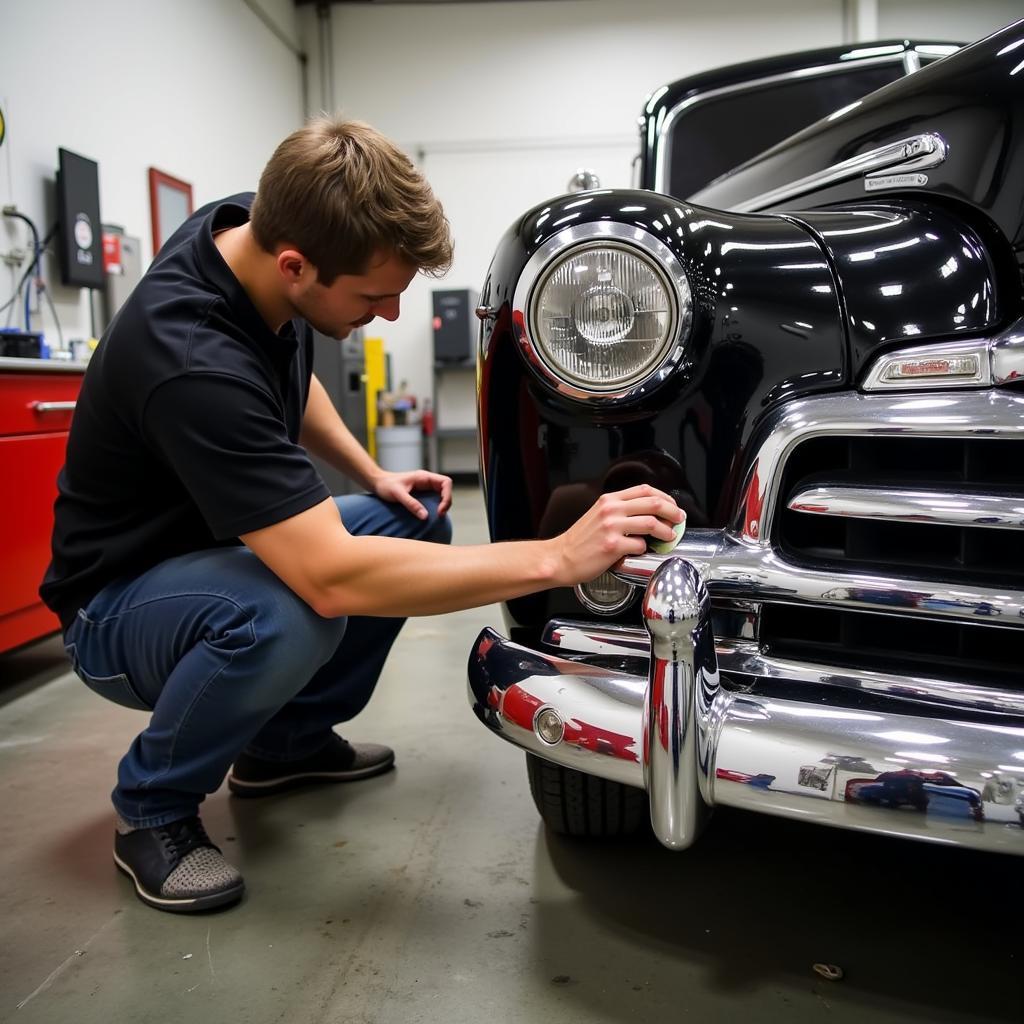 Classic Car Chrome Polishing in Orange County