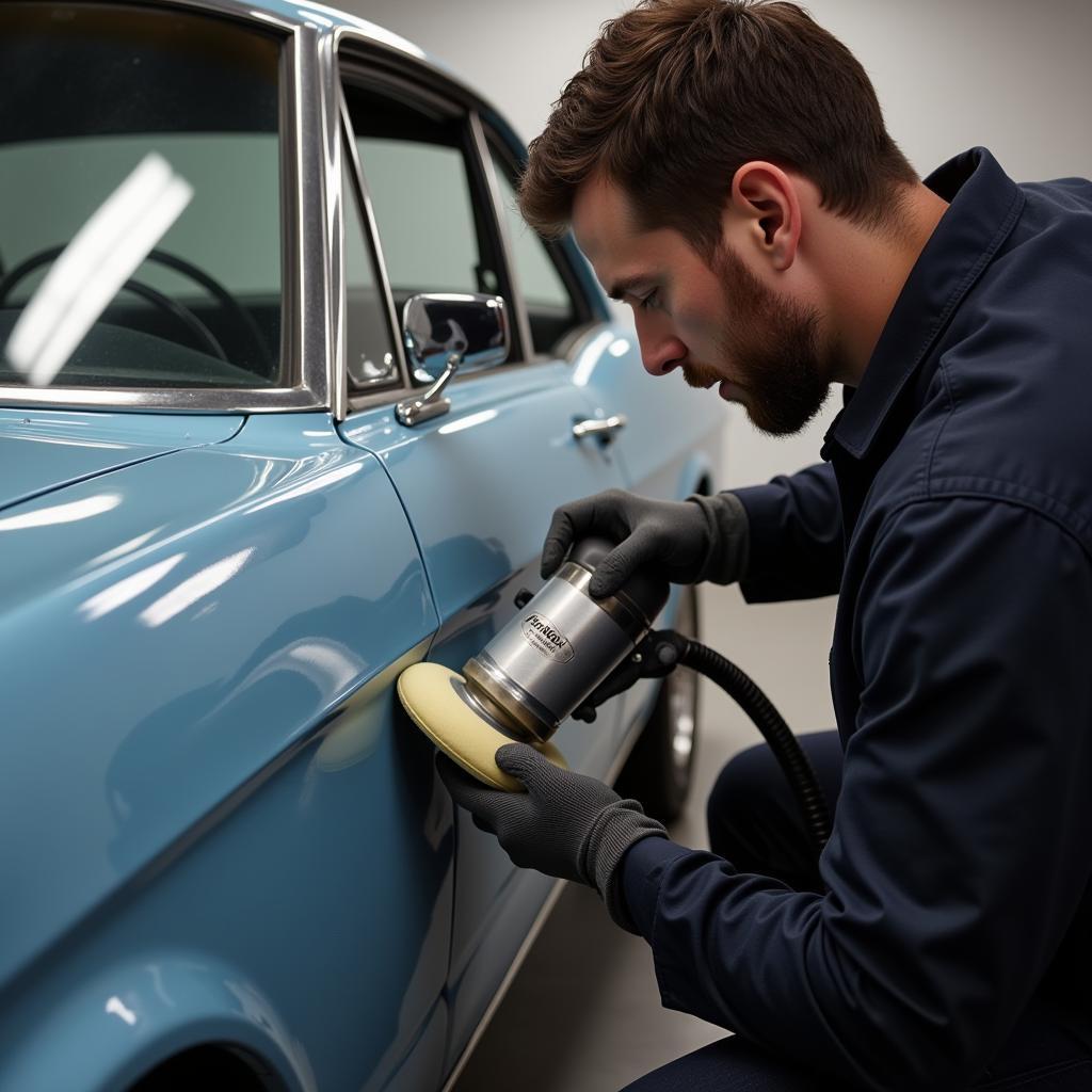 Paint Correction on a Classic Car