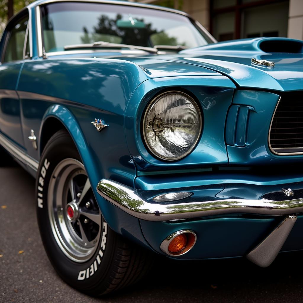 Classic Ford Mustang Detailing Wallpaper