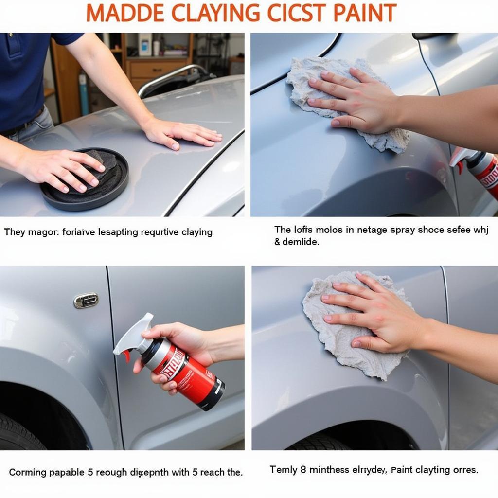 Using a Clay Bar to Decontaminate Car Paint