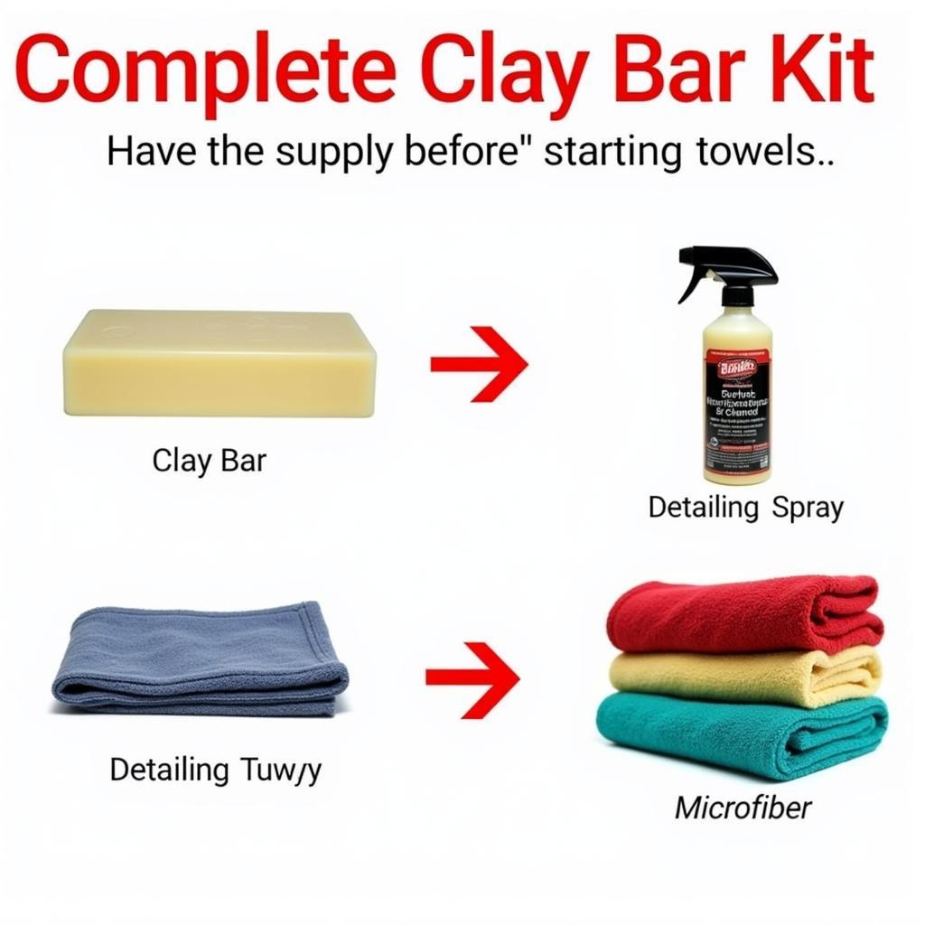 Essential Car Detailing Clay Bar Kit