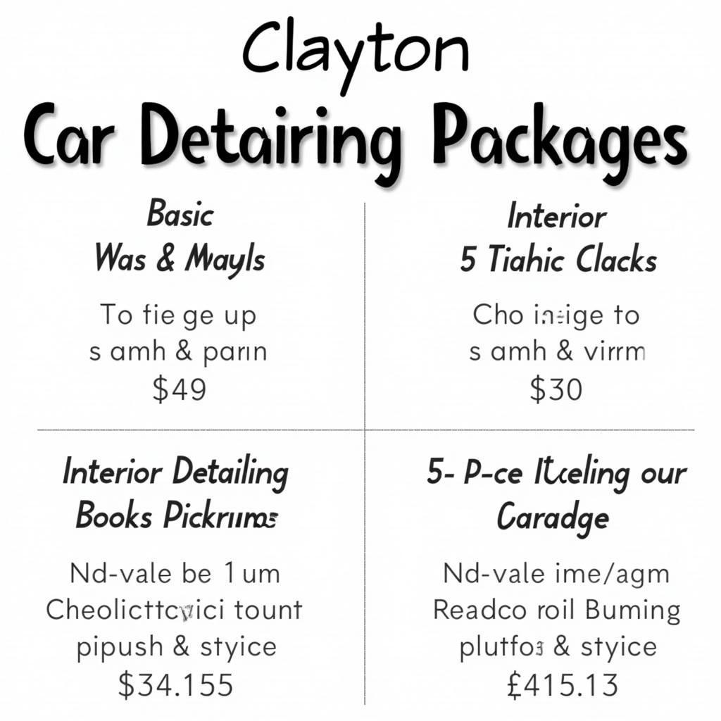 Car Detailing Packages in Clayton