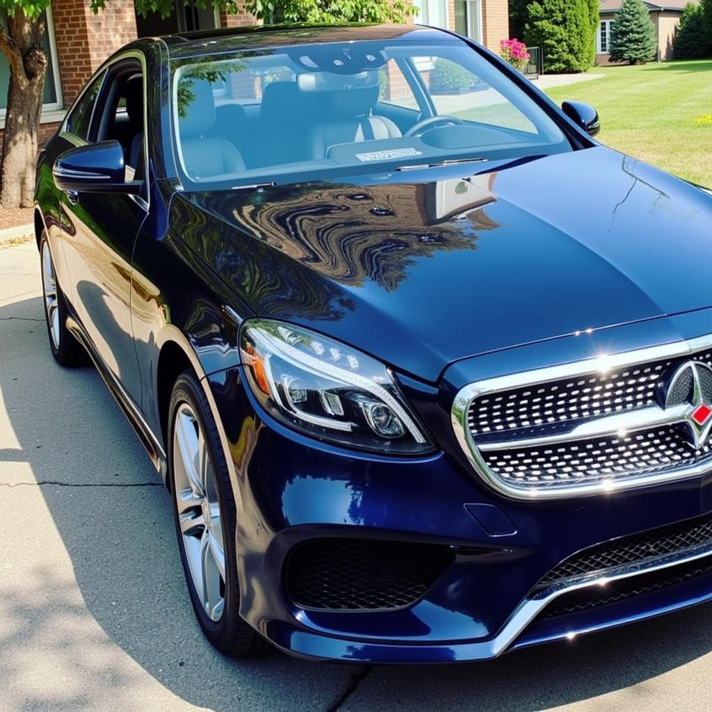 Clean and Shiny Car After Professional Detailing