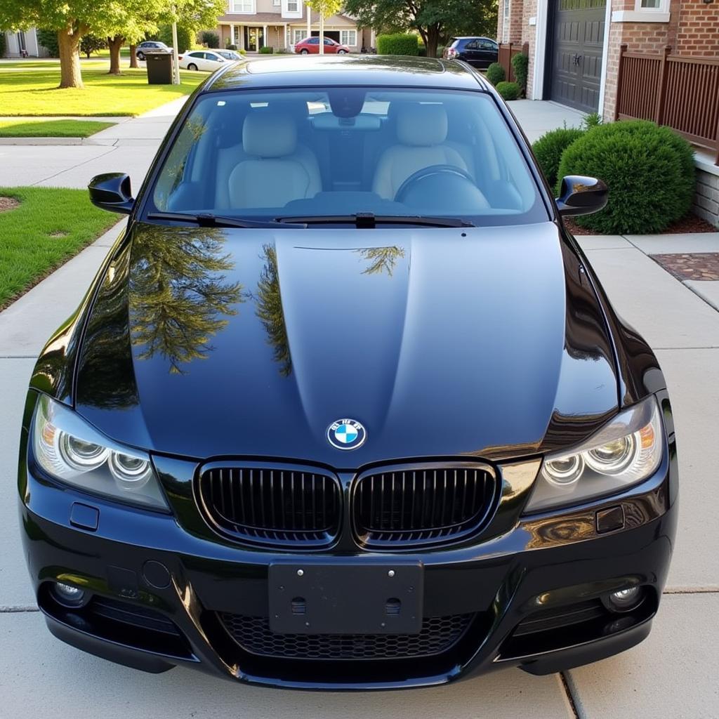 Sparkling clean car after a professional mobile detailing service