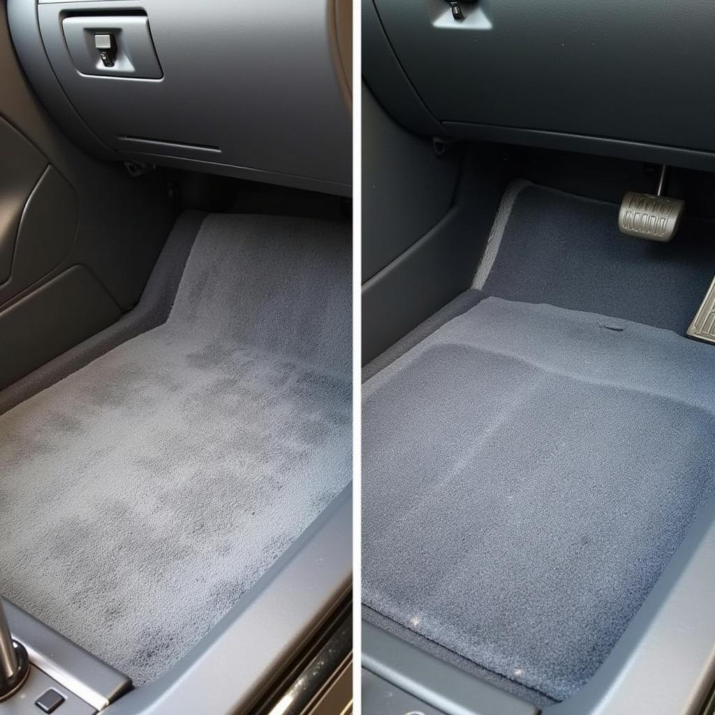 Spotless Clean Car Carpet