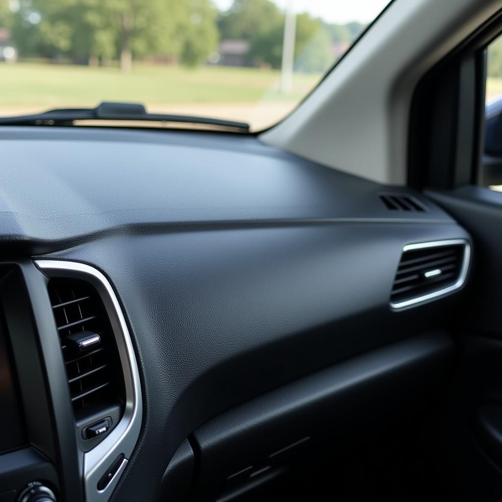 Spotless Car Dashboard After Detailing