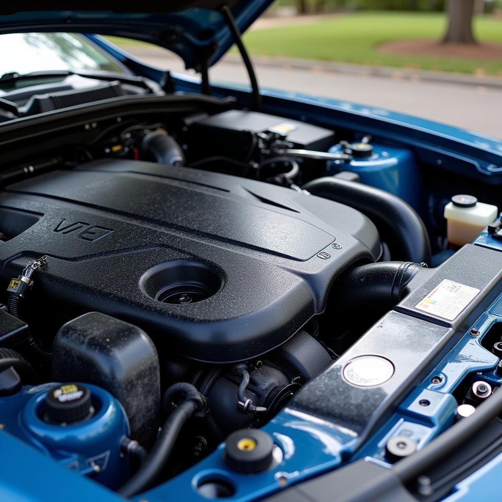 Clean Engine Bay After Mineral Spirits Application