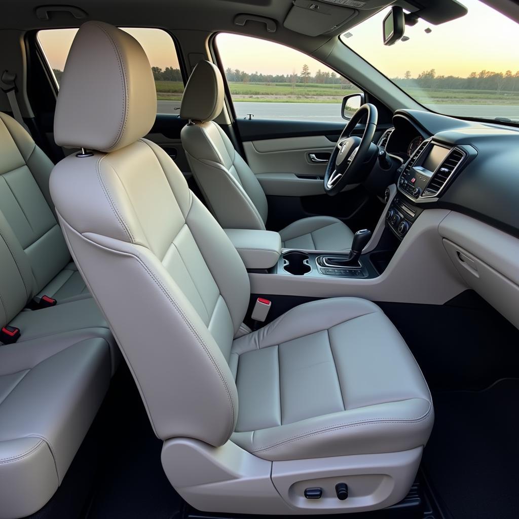 Clean and Maintained Car Interior