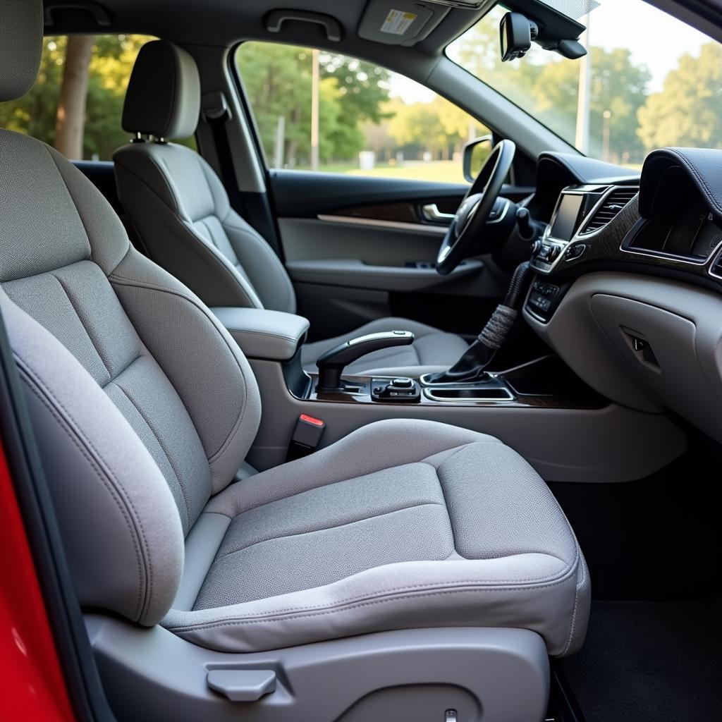 Spotless Car Interior After Vacuuming