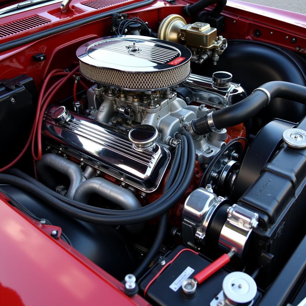 Sparkling Clean Engine Bay