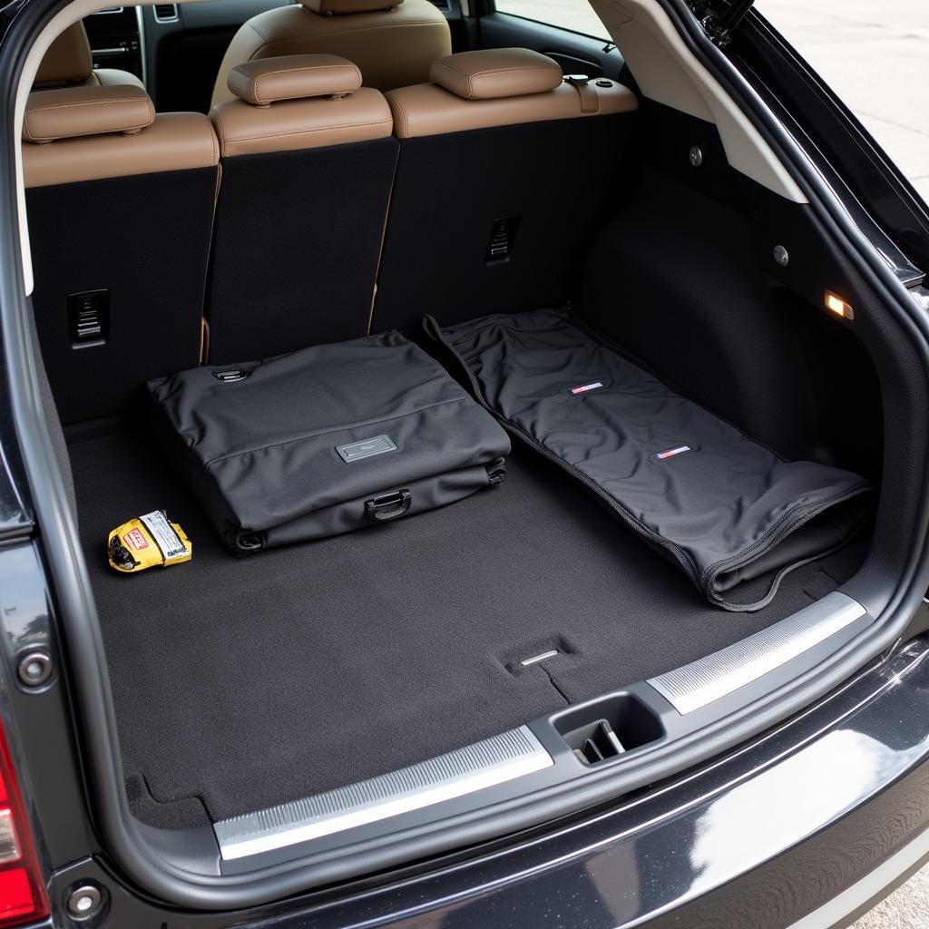 Clean and Organized Car Trunk After Detailing