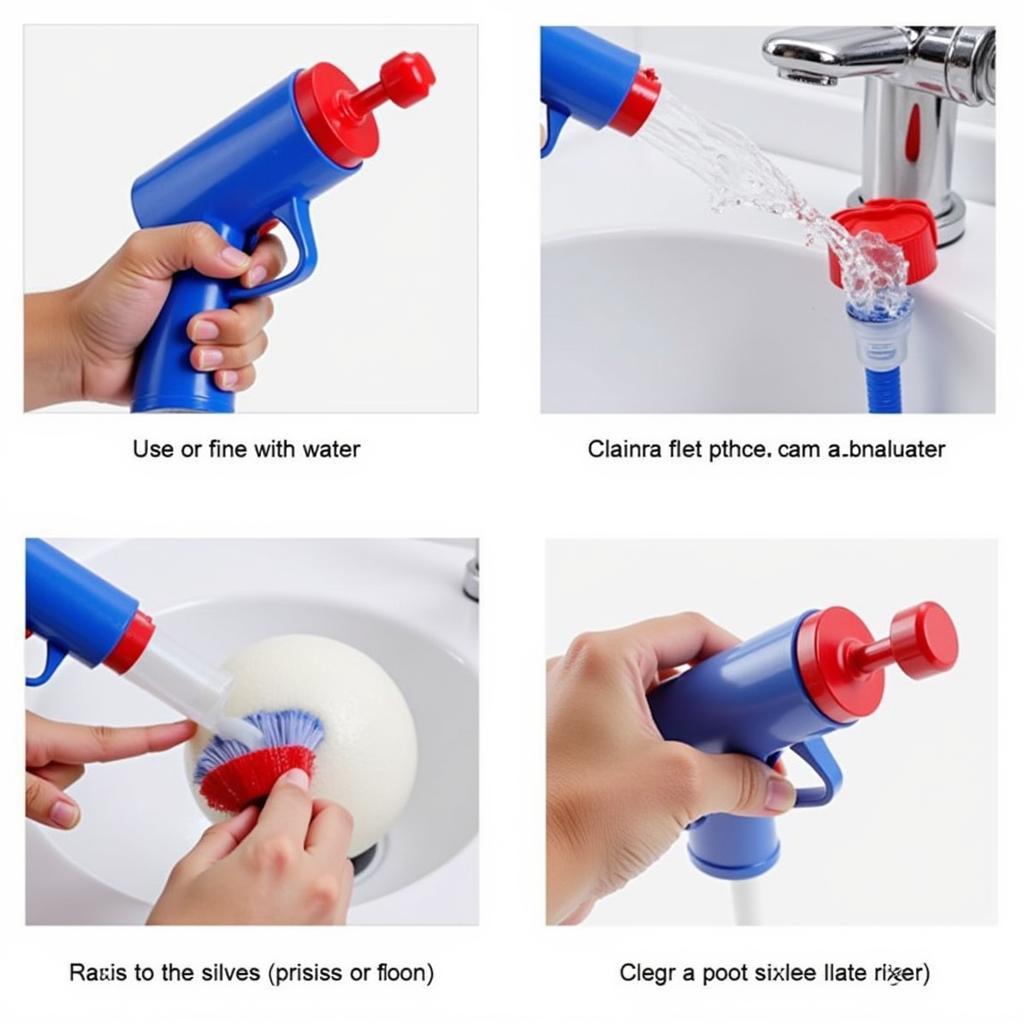 Cleaning and maintaining a foam gun