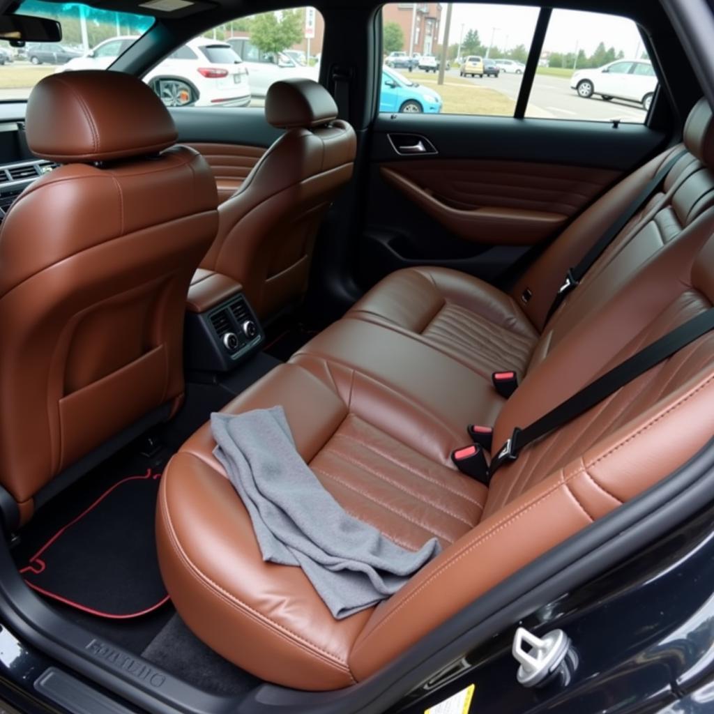 Cleaning Leather Seats in a New Car