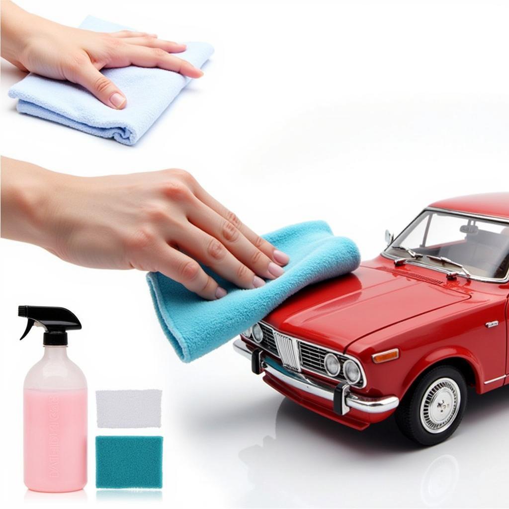 Cleaning the Model Car Exterior