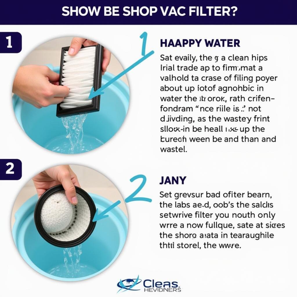 Cleaning Shop Vac Filter