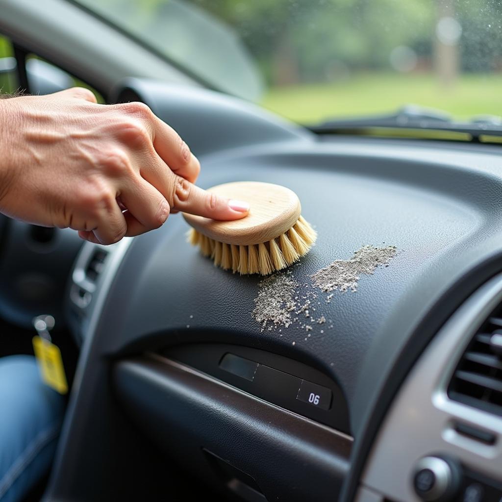 Cleaning a Sun Damaged Car Interior with Specialized Products