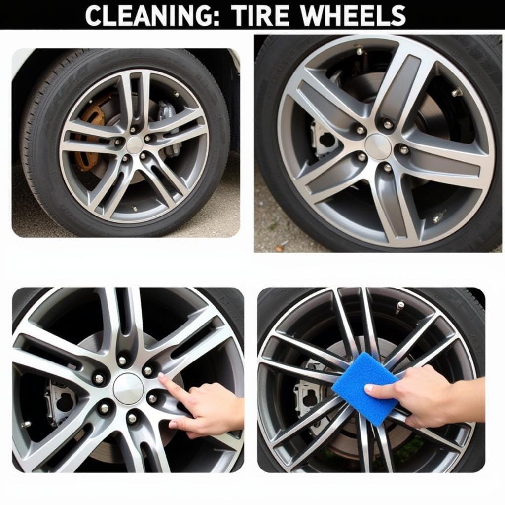 Cleaning Wheels and Tires While Detailing