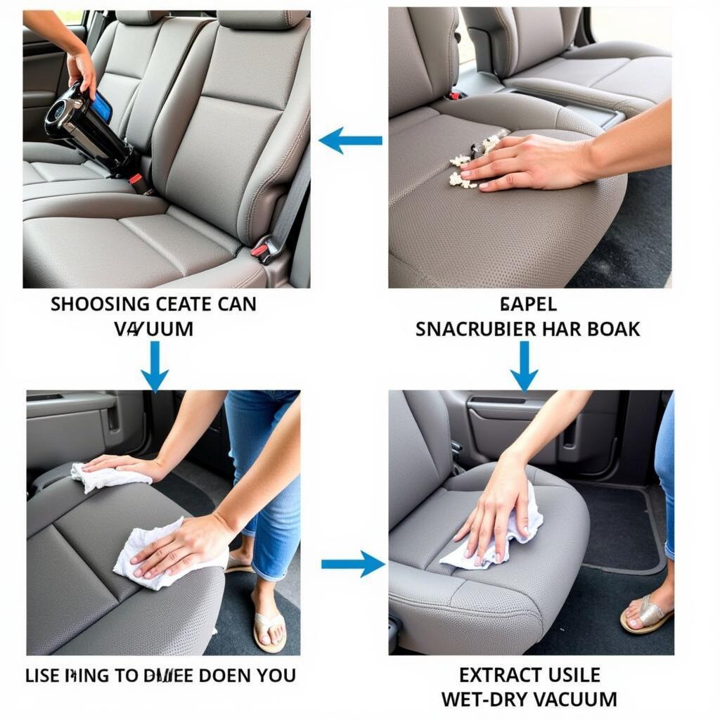 Detailed Cleaning Process for Cloth Car Seats