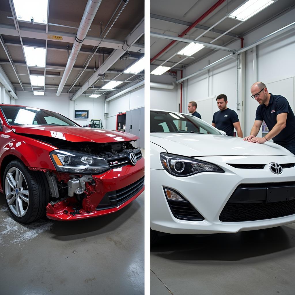 Collision Repair vs. Car Detailing