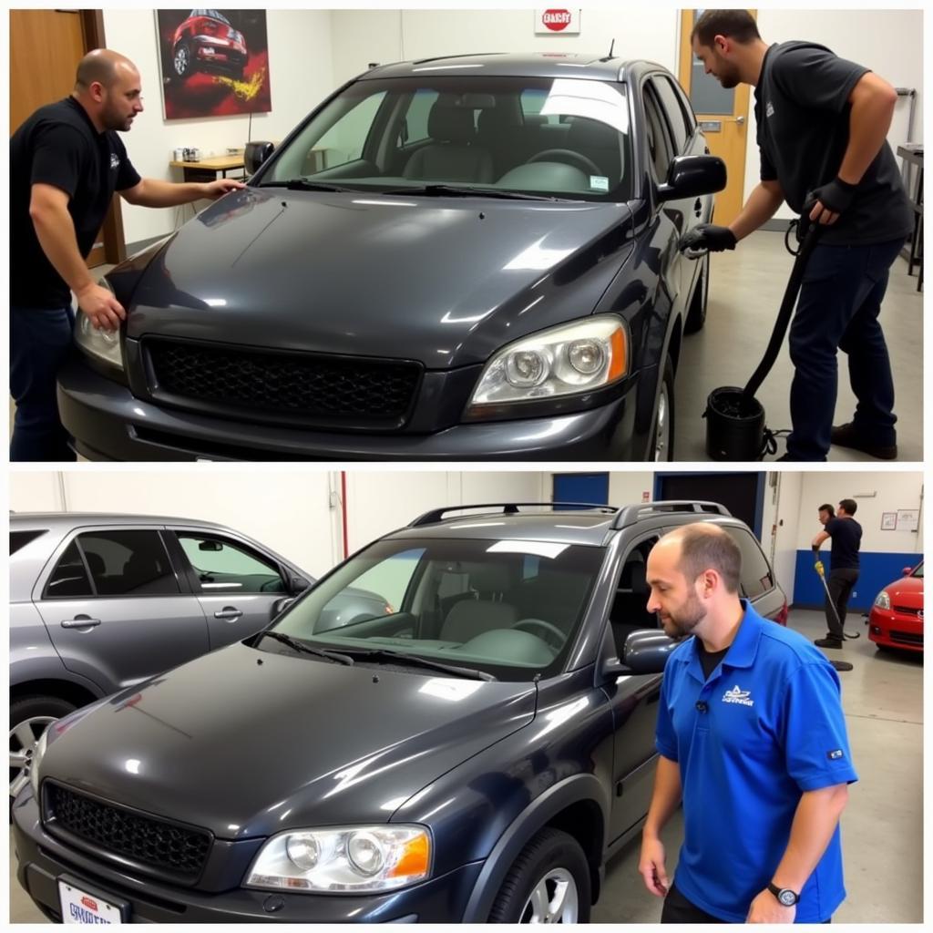 Colorado Springs Car Detailing Shop in Action