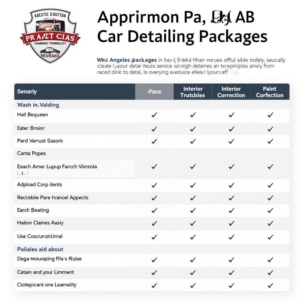 Comparing Car Detailing Packages