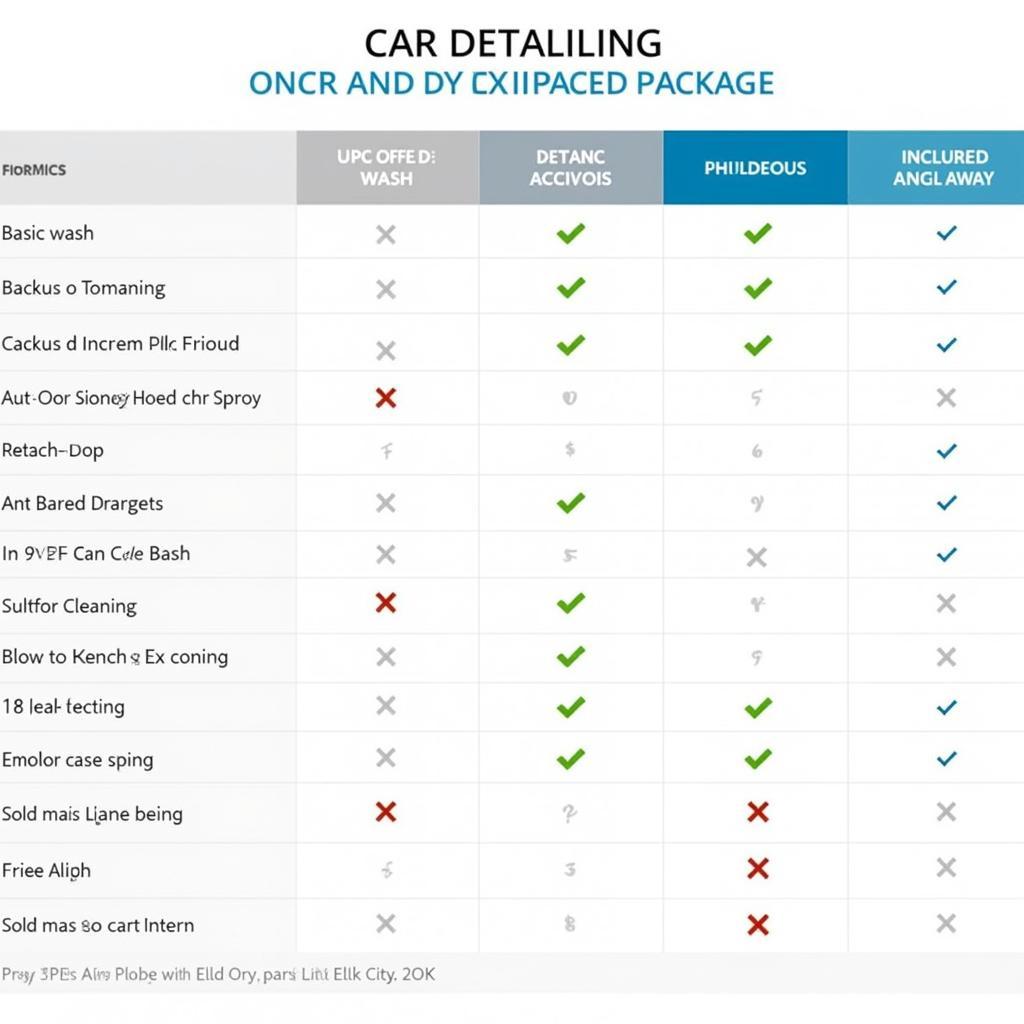 Comparing Car Detailing Packages