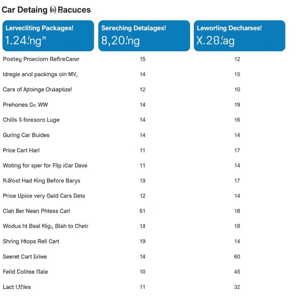 Comparing Different Car Detailing Packages