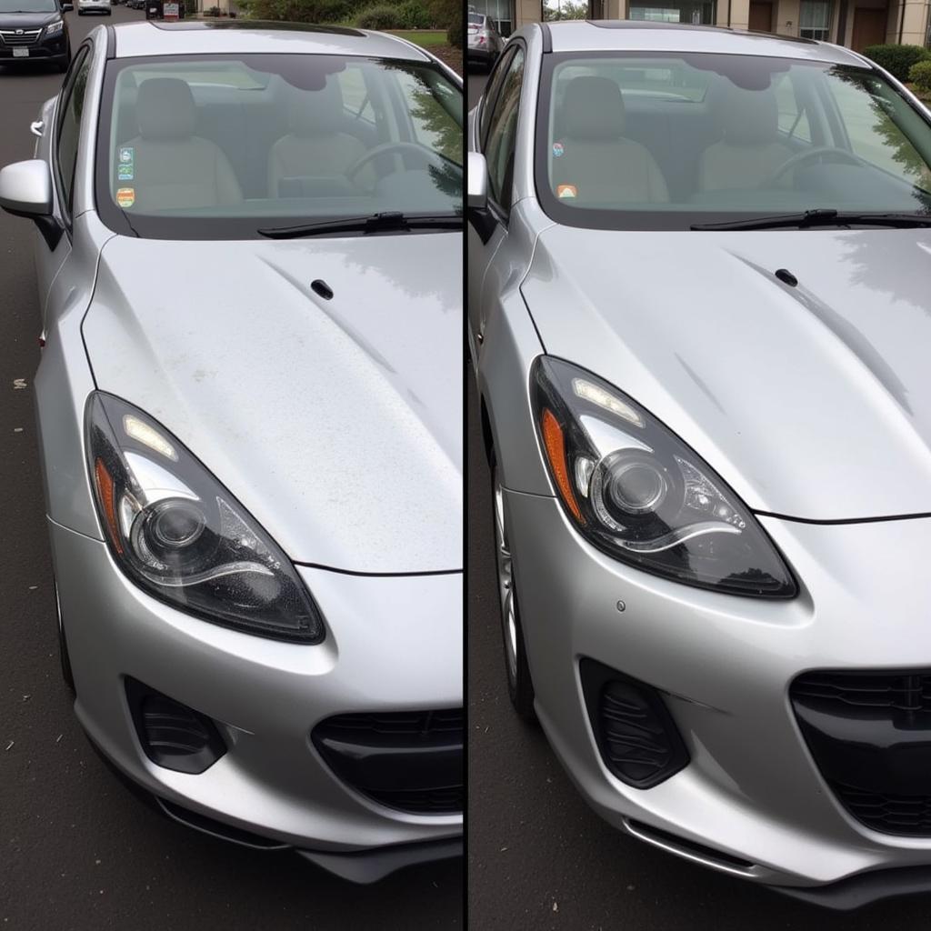 Comparing Car Detailing Results Before and After