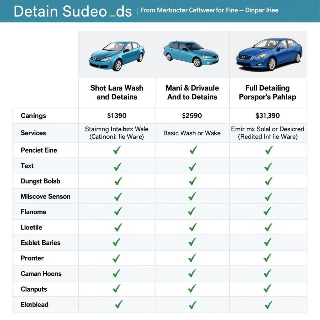 Comparing Different Car Detailing Services