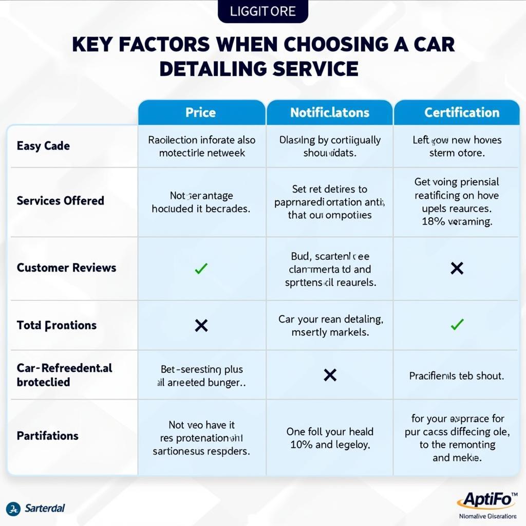 Comparing Different Car Detailing Services