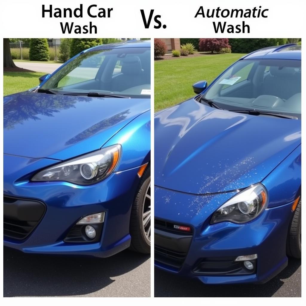 Hand Car Wash vs. Automatic Car Wash