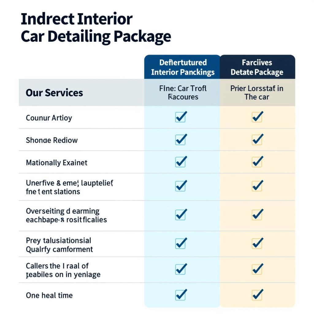 Comparing Interior Car Detailing Packages