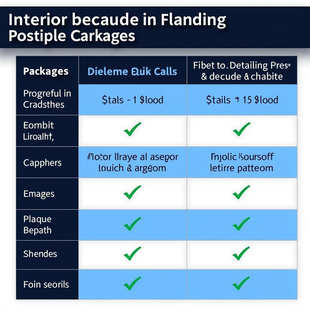 Comparing Interior Car Detailing Packages