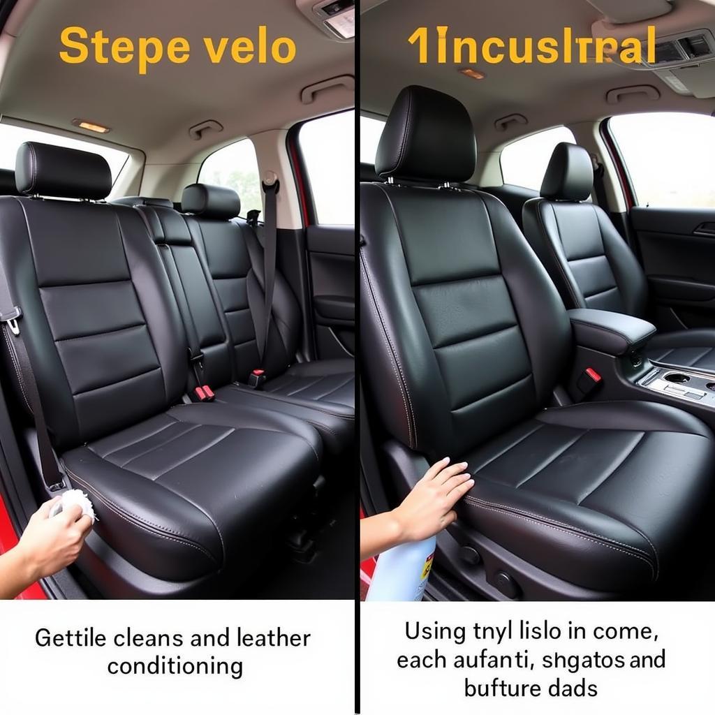 Comparing Cleaning Methods for Leather and Vinyl Car Seats