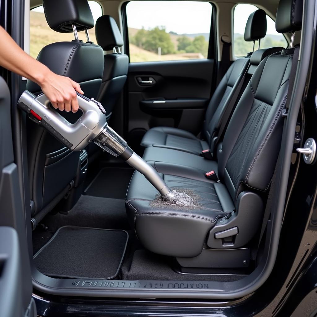 Cordless Vacuum Cleaning Car Interior