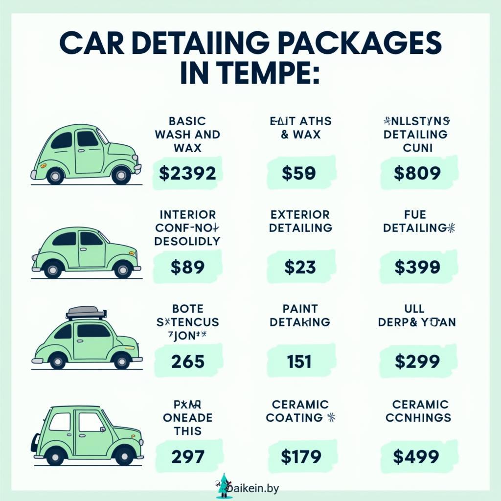 Cost of Car Detailing in Tempe