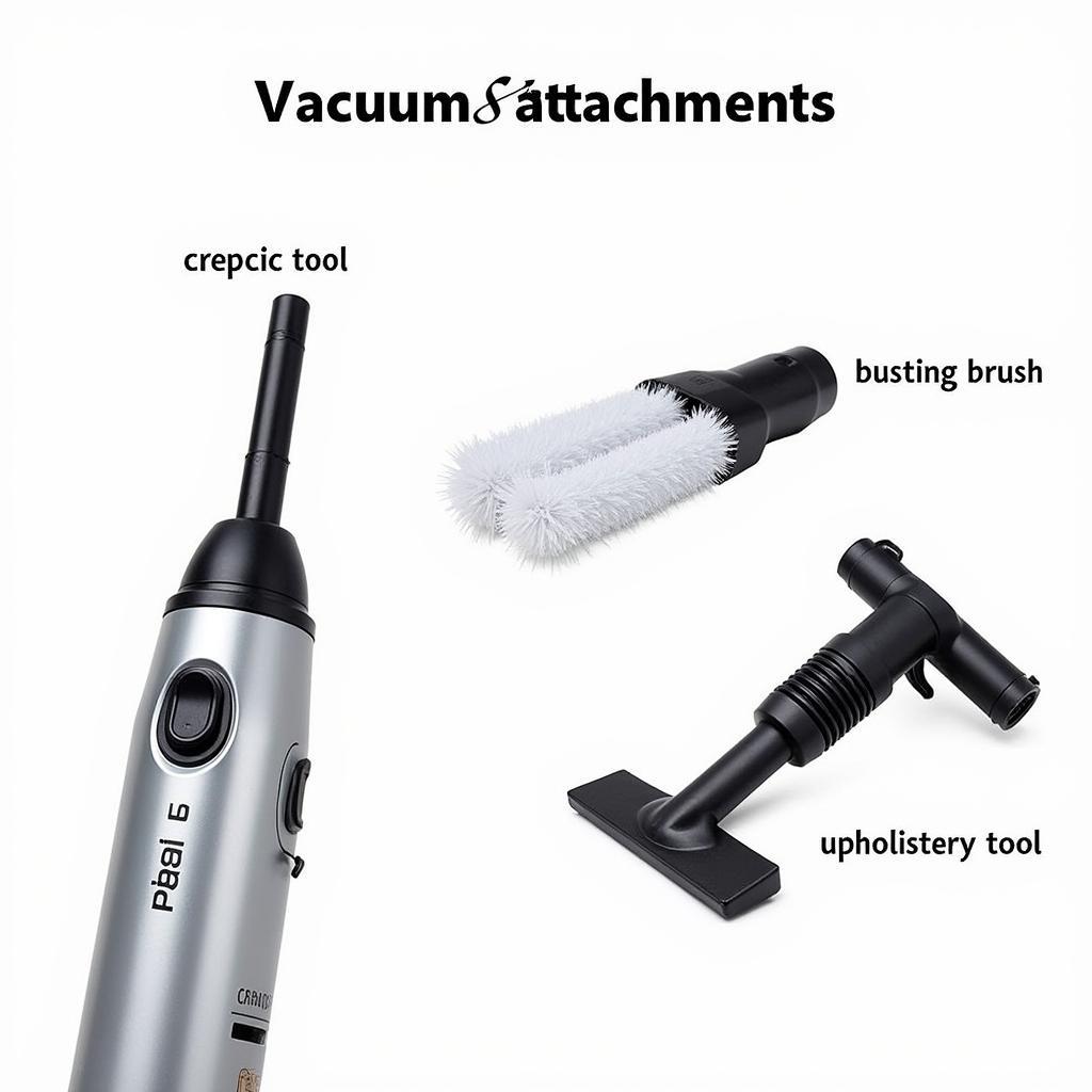 Car Detailing Vacuum Attachments: Crevice Tool, Dusting Brush, and Upholstery Tool