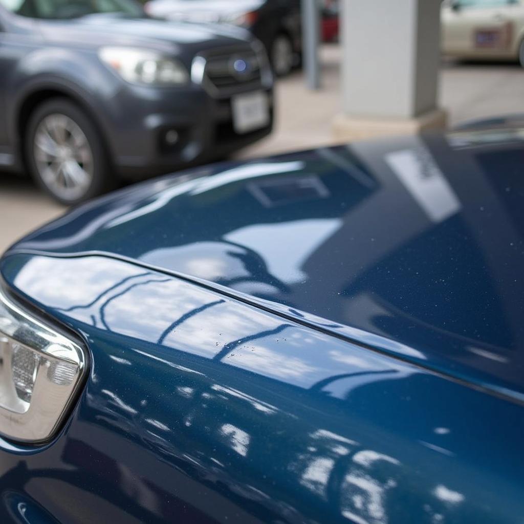 Damaged Car After Detailing