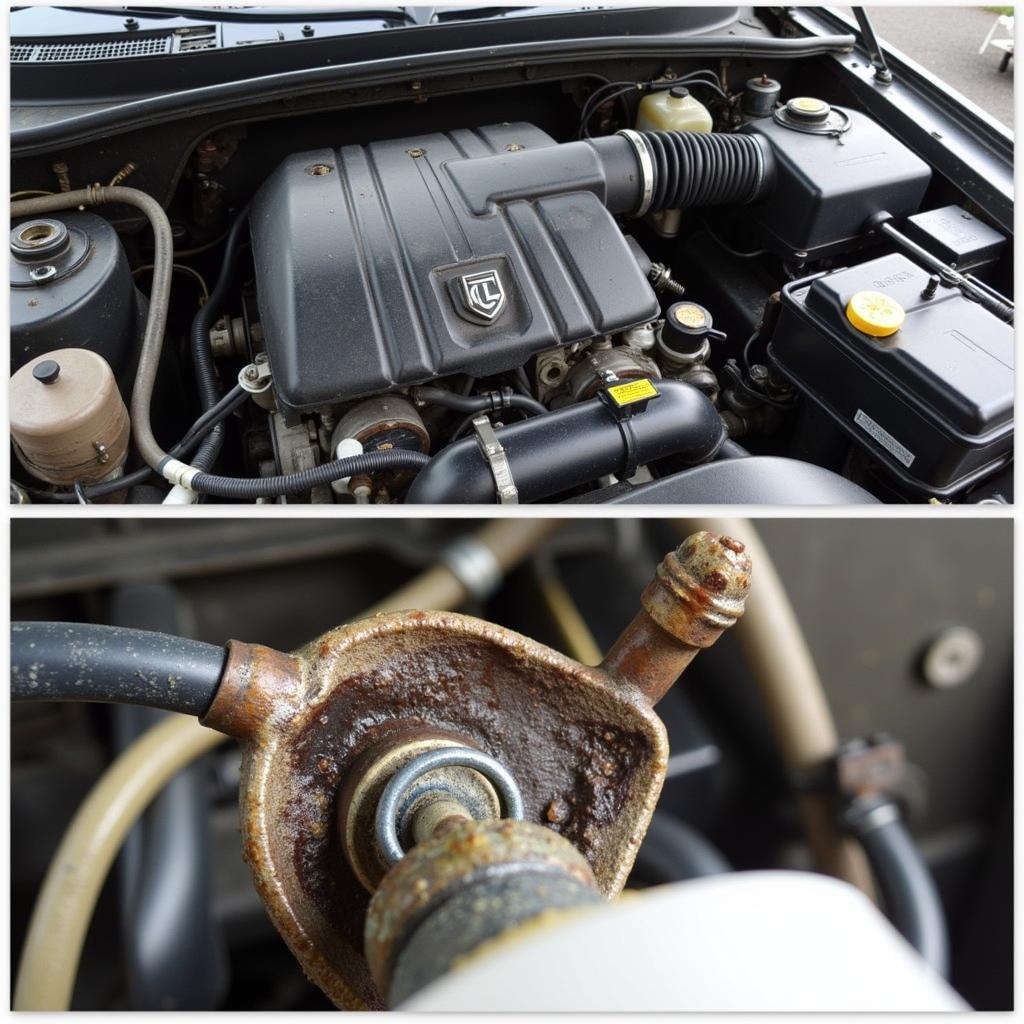 Damaged Engine Bay After Improper Cleaning