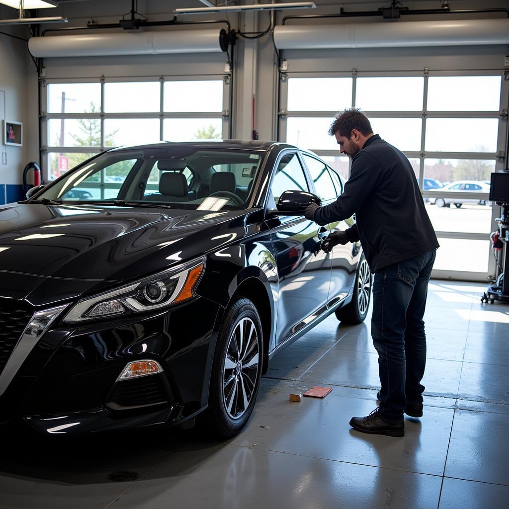 Dealership Detailing Bay