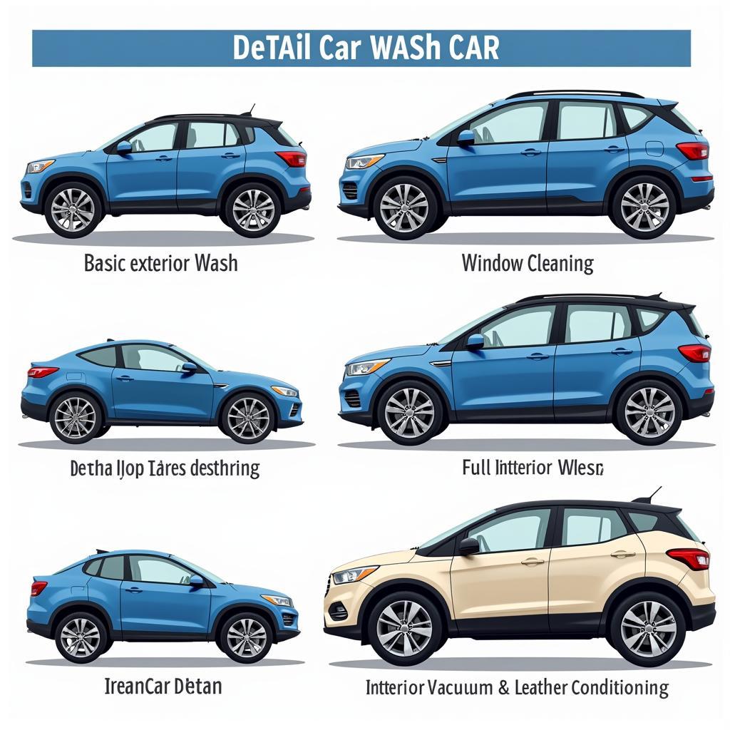 Different Detail Car Wash Services