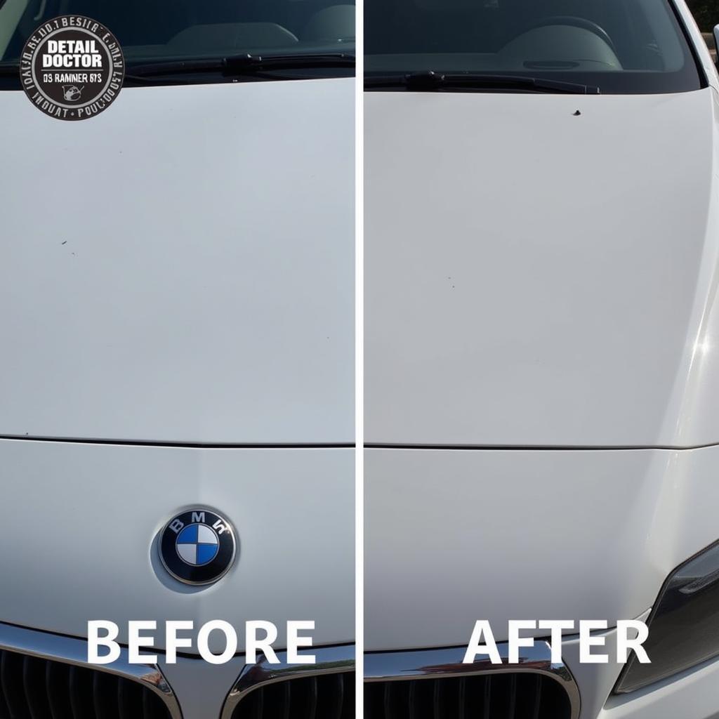 Detail Doctor Car Restorer Before and After Comparison