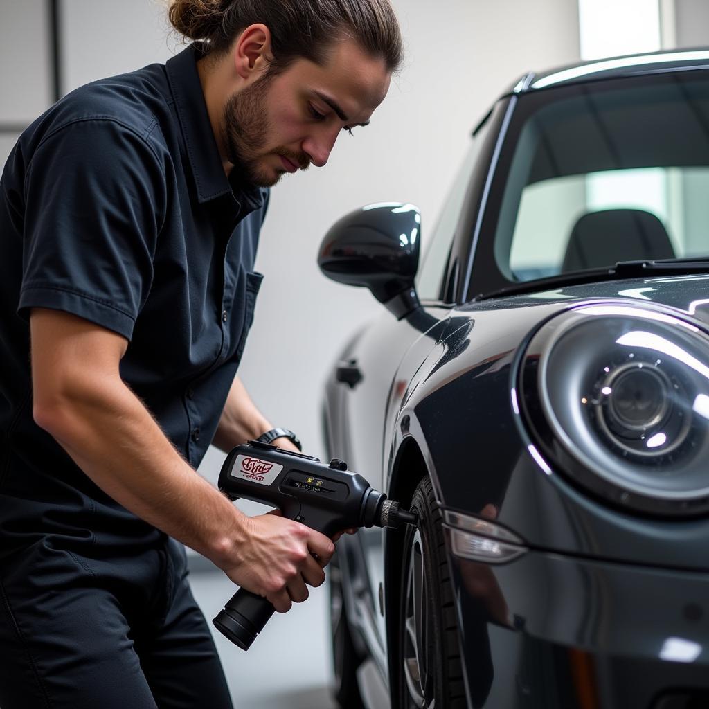 Ceramic Coating Application at a Detail Driven Car Wash in Lake St Louis